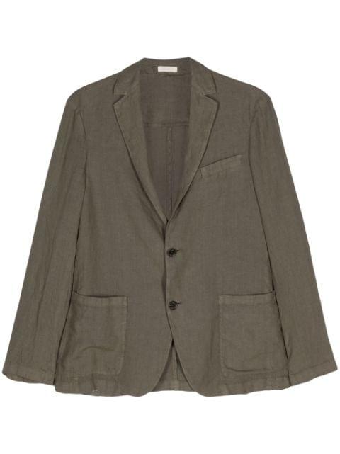 single-breasted linen blazer by ALTEA
