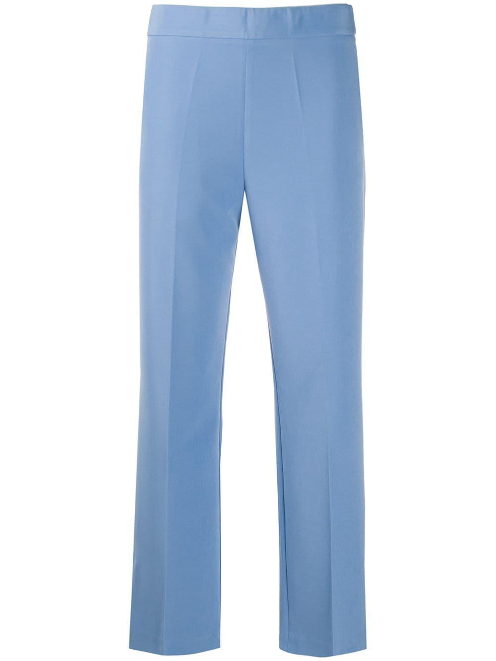 straight-leg cropped trousers by ALTEA