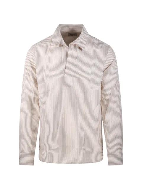 striped-pattern shirt by ALTEA