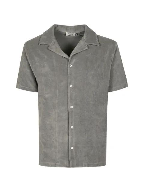 terry-cloth camp-collar shirt by ALTEA