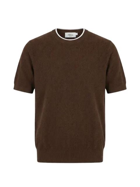 textured ringer T-shirt by ALTEA