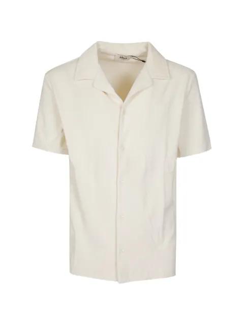 towelling camp-collar shirt by ALTEA