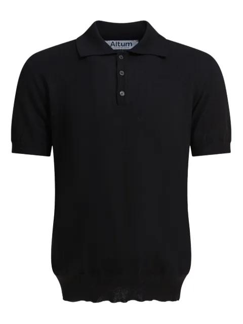 short-sleeve knitted polo shirt by ALTUM