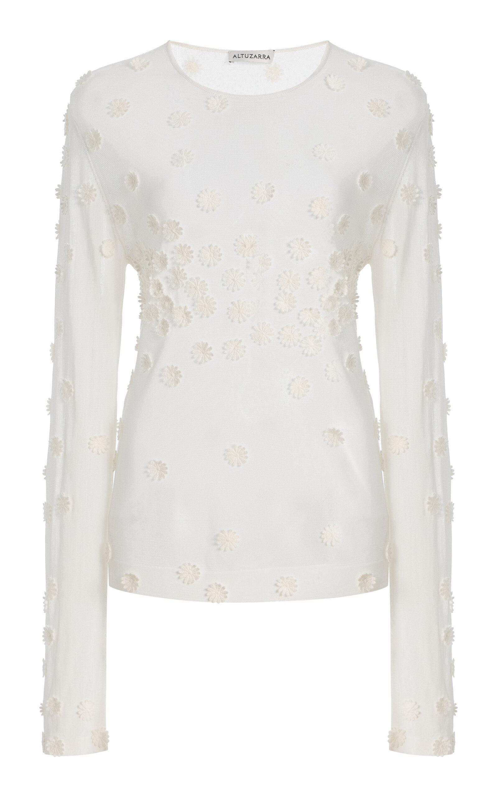 Altuzarra Carter Embellished Mesh Top - Moda Operandi by ALTUZARRA