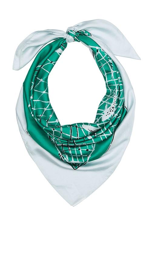 Altuzarra Fishnet Scarf in Green by ALTUZARRA