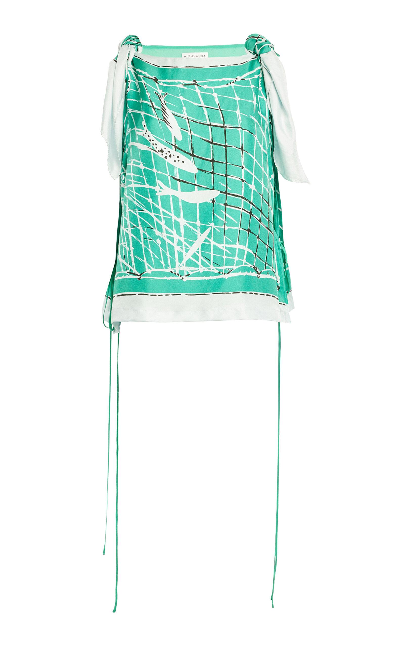 Altuzarra Siggi Tie-Detailed Silk Top - Moda Operandi by ALTUZARRA