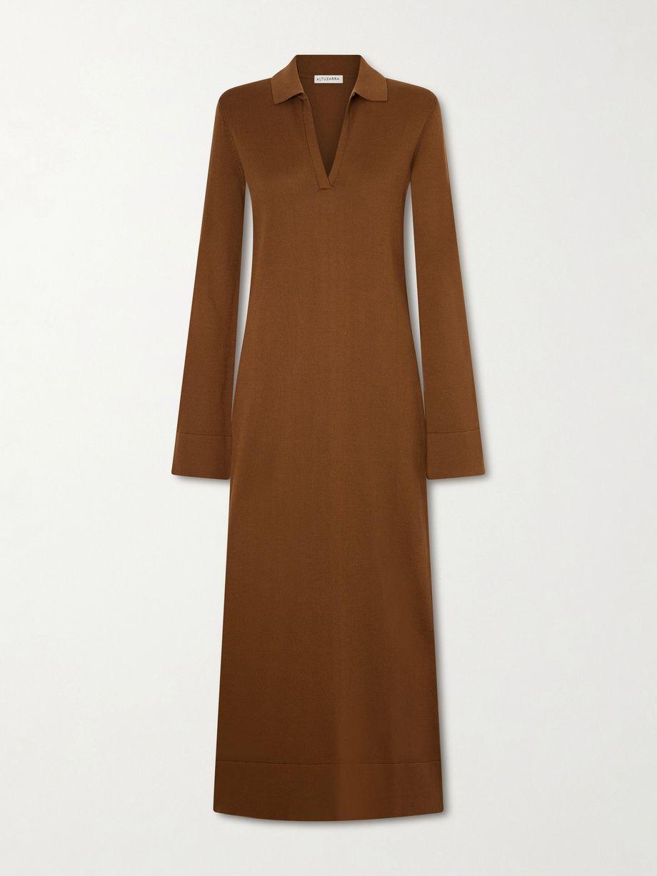 Arp cotton and silk-blend maxi dress by ALTUZARRA