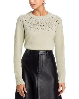 Harold Beaded Wool Sweater by ALTUZARRA