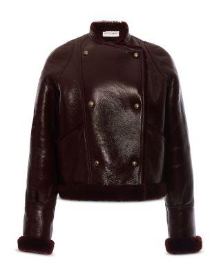 Kenny Leather Coat by ALTUZARRA