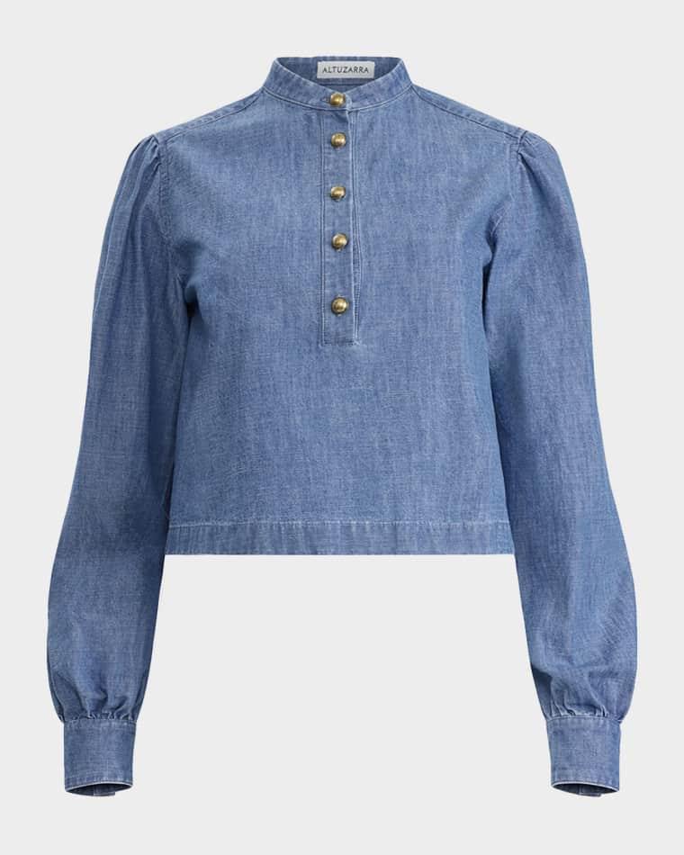 Margot Long-Sleeve Top by ALTUZARRA