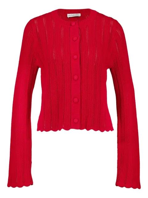 Mariette buttoned open-knit cardigan by ALTUZARRA