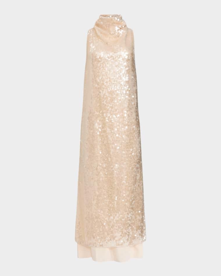Noor Sequined Evening Gown by ALTUZARRA