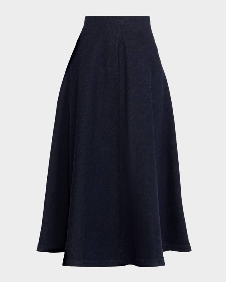 Varda A-Line Denim Skirt by ALTUZARRA