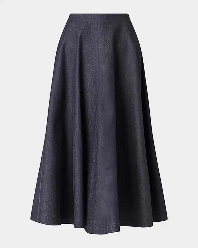 Varda A-Line Denim Skirt by ALTUZARRA