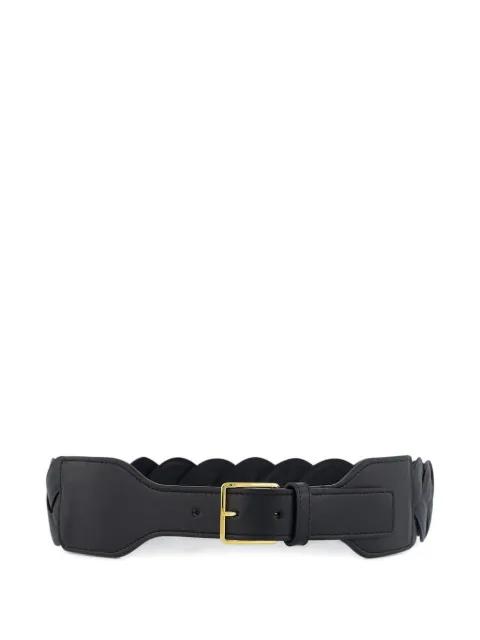braided calf-leather square-buckle belt by ALTUZARRA