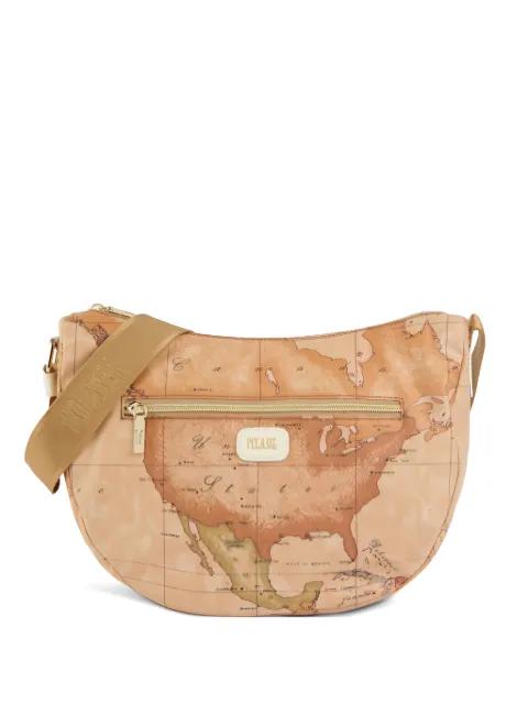 Geo Classic crescent-shaped shoulder bag by ALVIERO MARTINI 1DEG CLASSE