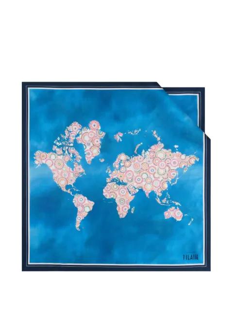 Geo Dots square scarf by ALVIERO MARTINI 1DEG CLASSE