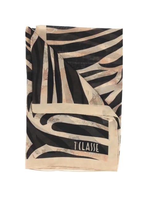 Geo zebra-print scarf by ALVIERO MARTINI 1DEG CLASSE