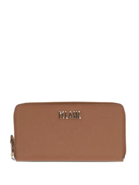 logo-plaque zip-around wallet by ALVIERO MARTINI 1DEG CLASSE