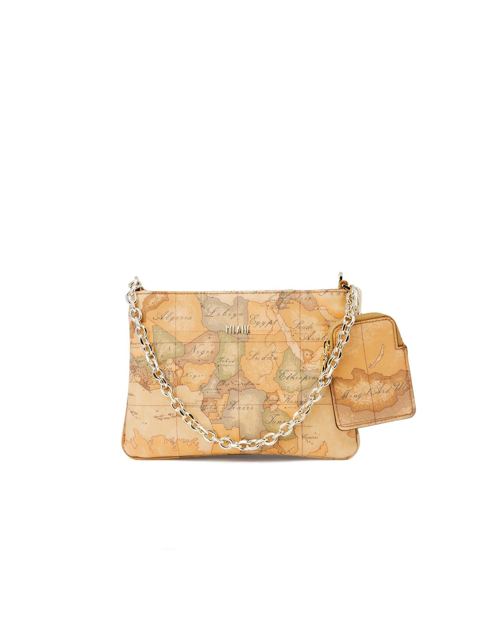 Geo Classic Chain Wallet Wo - Beige Handbags by ALVIERO MARTINI PRIMA CLASSE Geo Classic Chain Wallet Wo - Beige Handbags by ALVIERO MARTINI PRIMA CLASSE