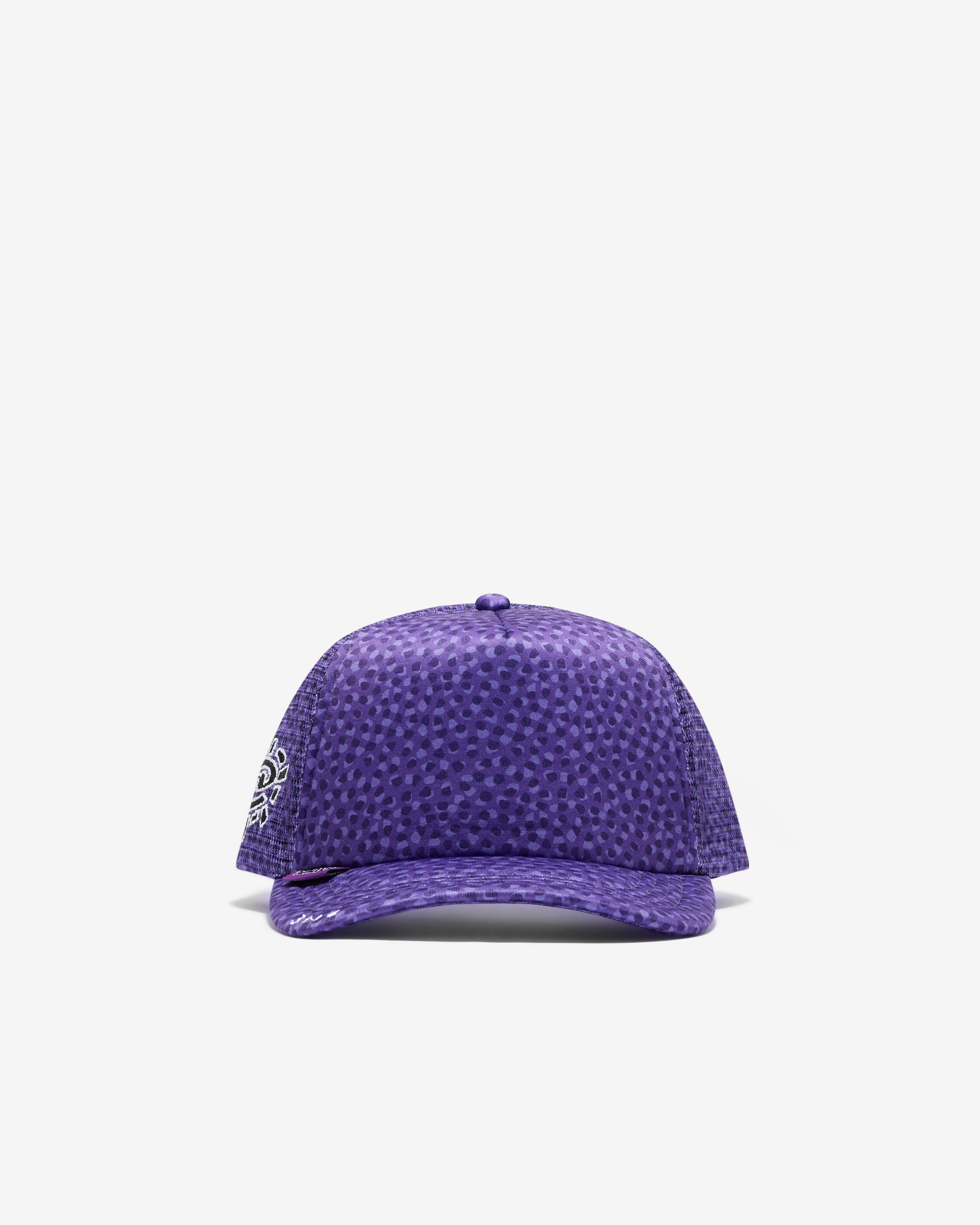 Always Do What You Should Do - Coral Pattern Trucker Cap - (Purple) by ALWAYS DO WHAT YOU SHOULD DO