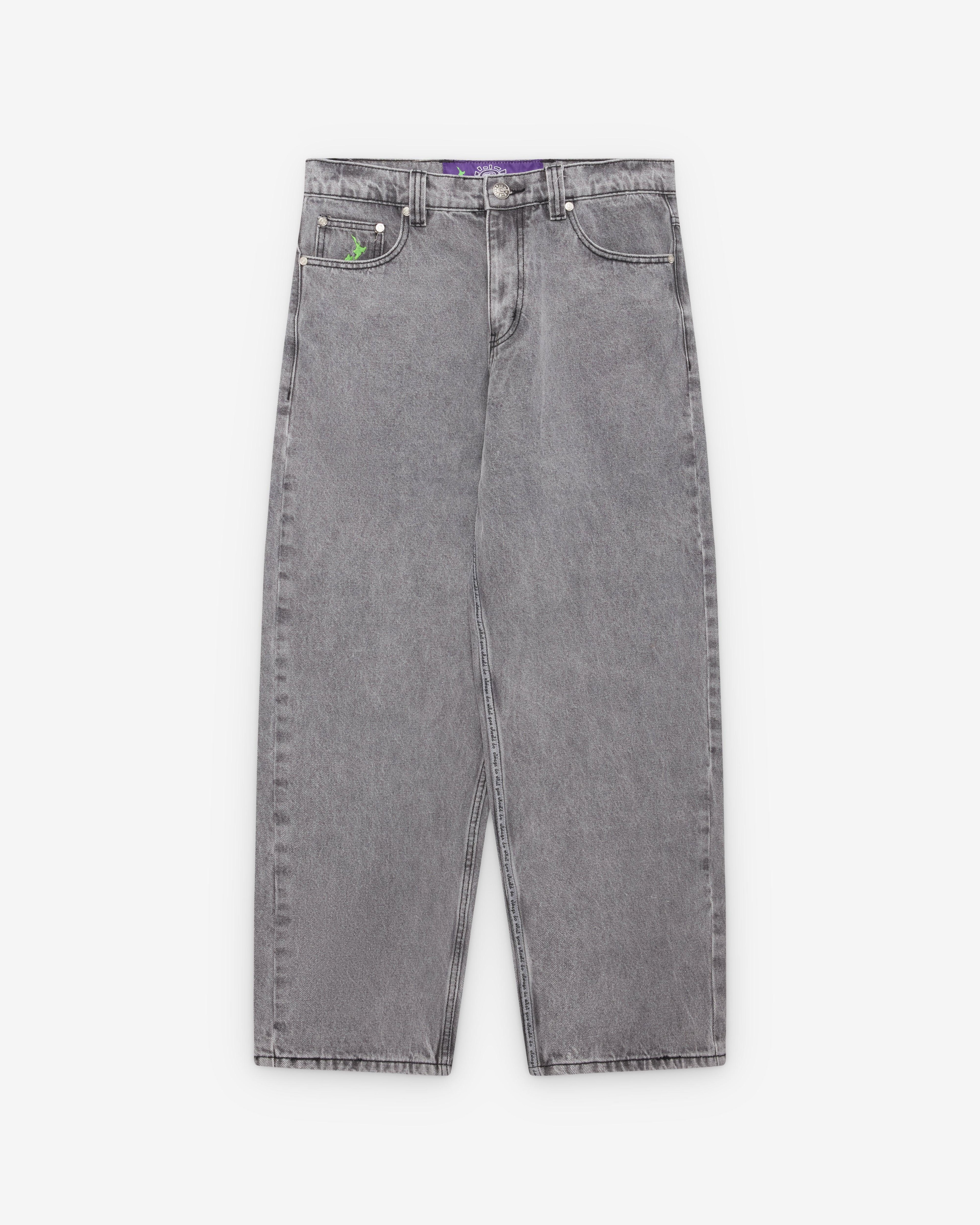 Always Do What You Should Do - Men's Silver Label Jeans - (Grey Stonewash) by ALWAYS DO WHAT YOU SHOULD DO