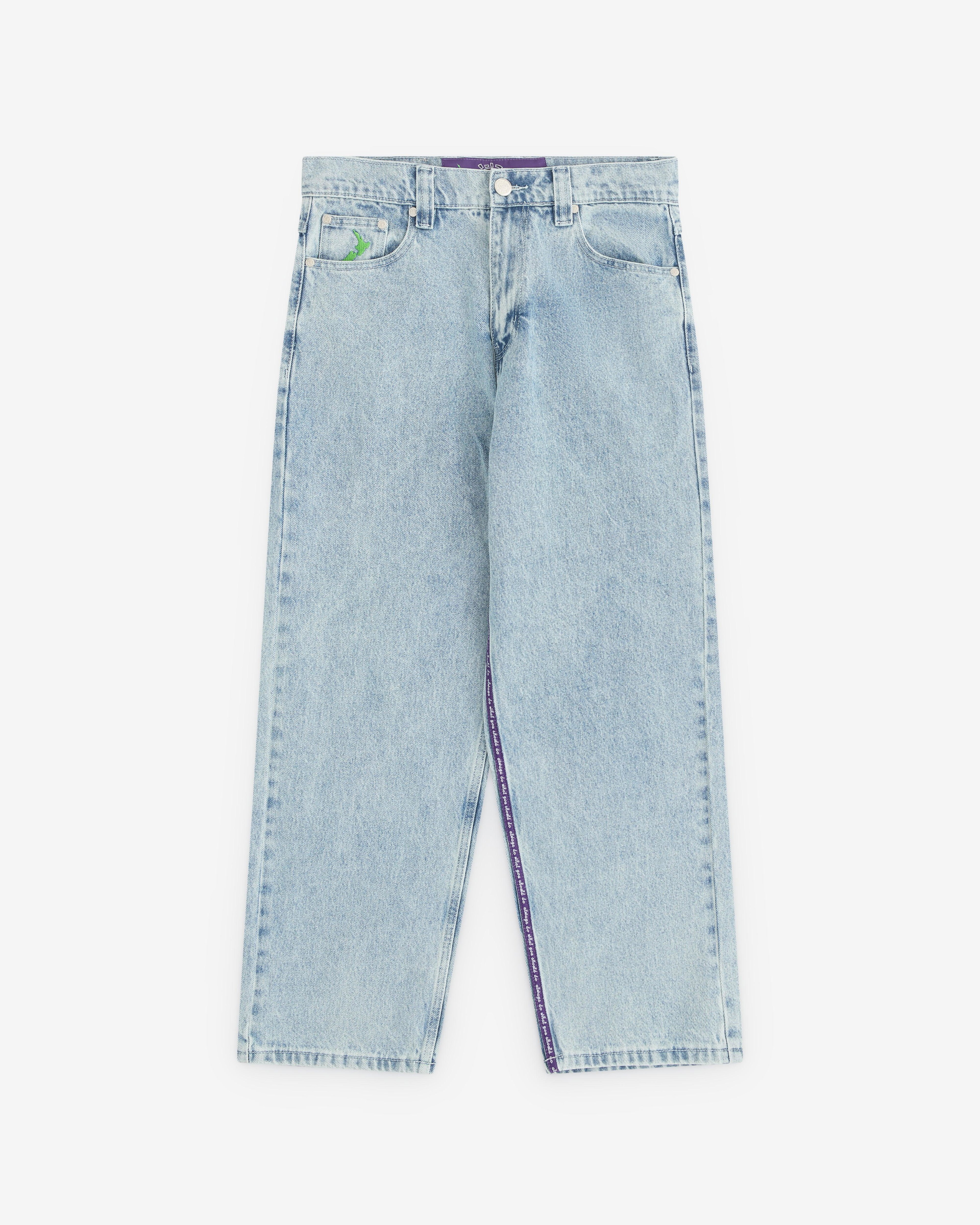 Always Do What You Should Do - Nigo Purple Label Denim Jeans - (Light Wash) by ALWAYS DO WHAT YOU SHOULD DO
