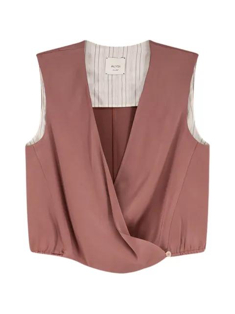 V-neck satin top by ALYSI