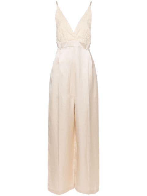V-neck wide-leg jumpsuit by ALYSI