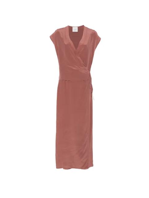 V-neck wrap maxi dress by ALYSI