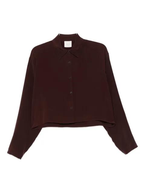 button-front cropped shirt by ALYSI