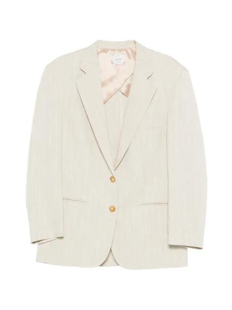 buttoned stripped blazer by ALYSI