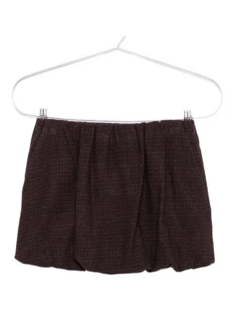 checked gathered skirt by ALYSI