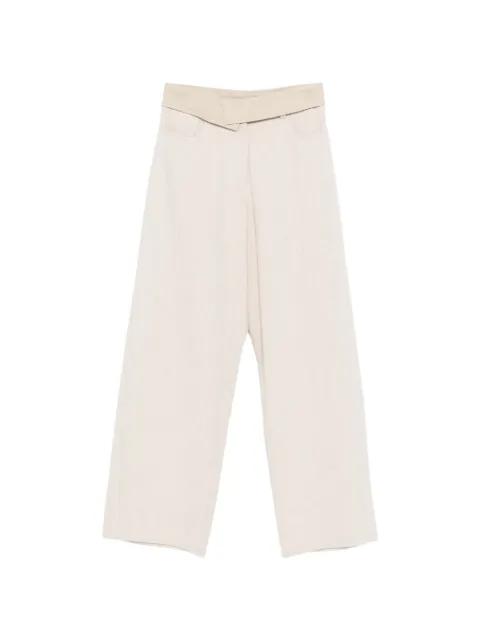 contrast-waist trousers by ALYSI