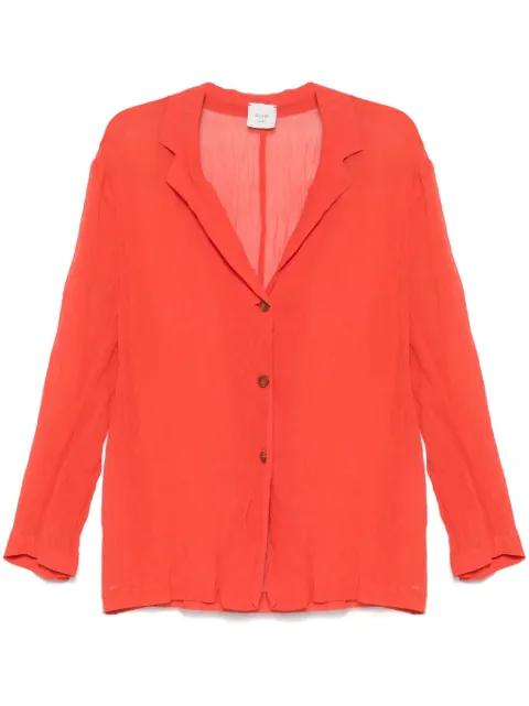 crinkled-effect blazer by ALYSI