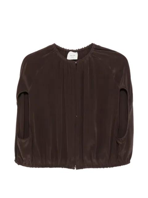 cut-out silk cape by ALYSI