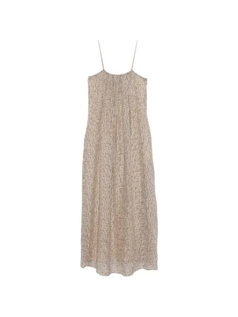 dotted ramie midi dress by ALYSI