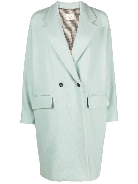 double-breasted buttoned wool coat by ALYSI