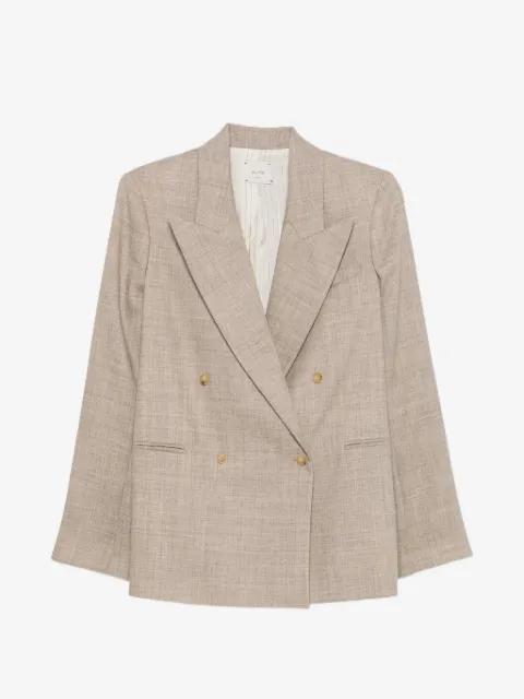 double-breasted peak-lapel blazer by ALYSI