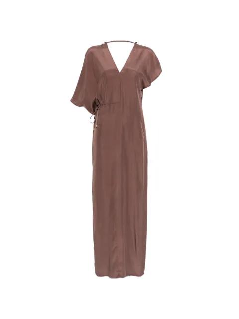 drawstring V-neck maxi dress by ALYSI