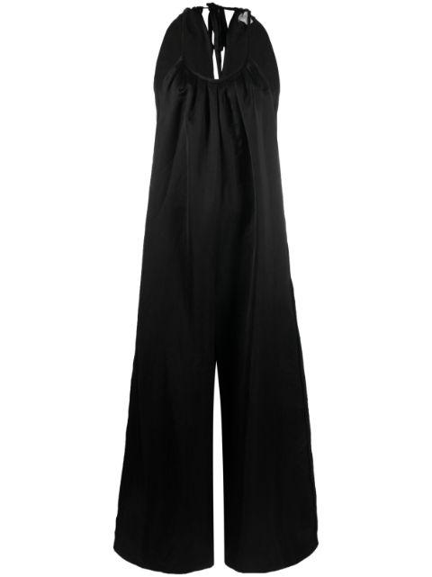 halterneck satin jumpsuit by ALYSI