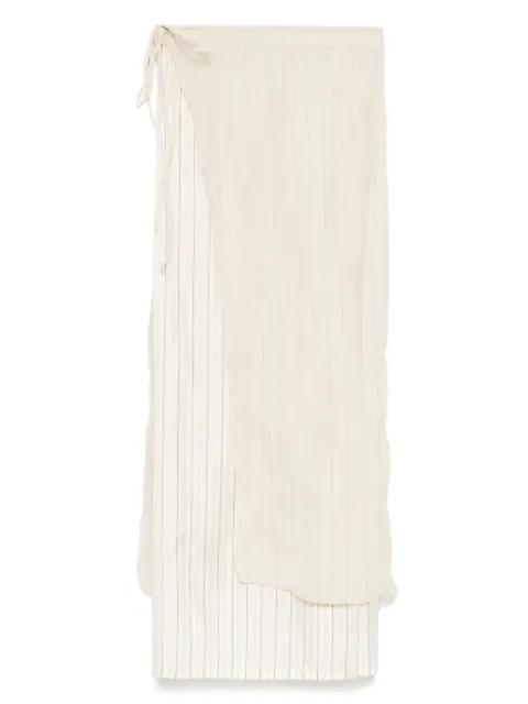 layered-design midi skirt by ALYSI