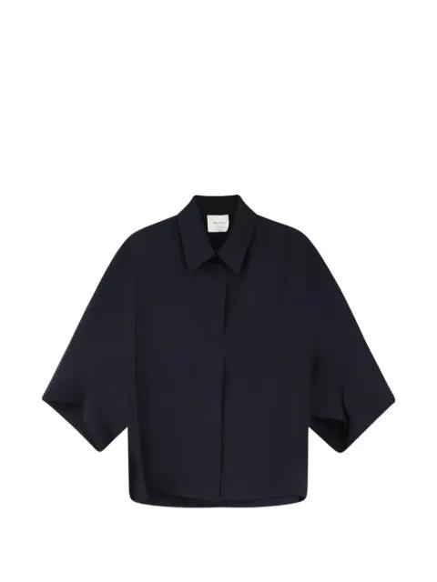 pointed-collar short-sleeves shirt by ALYSI