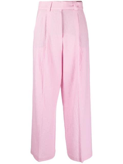 pressed-crease flared trousers by ALYSI
