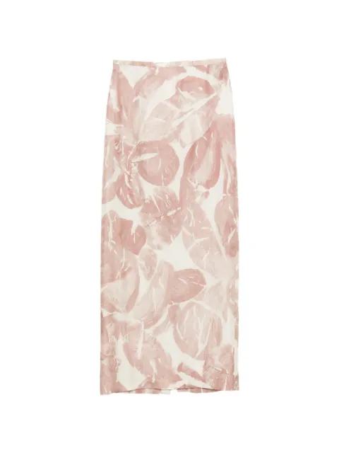 pront-detail midi skirt by ALYSI