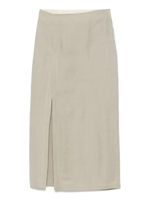 side-slit midi skirt by ALYSI