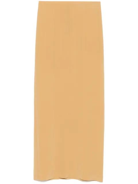 silk midi skirt by ALYSI