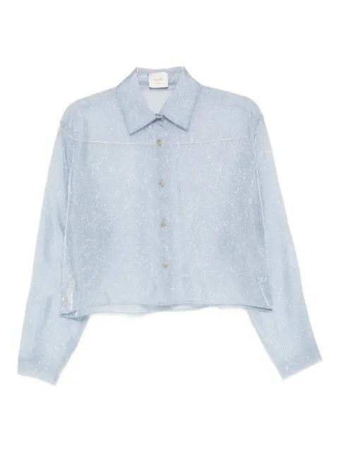 speckled cropped shirt by ALYSI