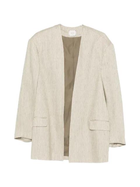 striped pocketed blazer by ALYSI