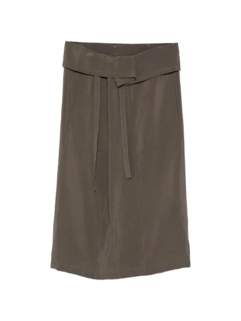 tie-waist midi skirt by ALYSI